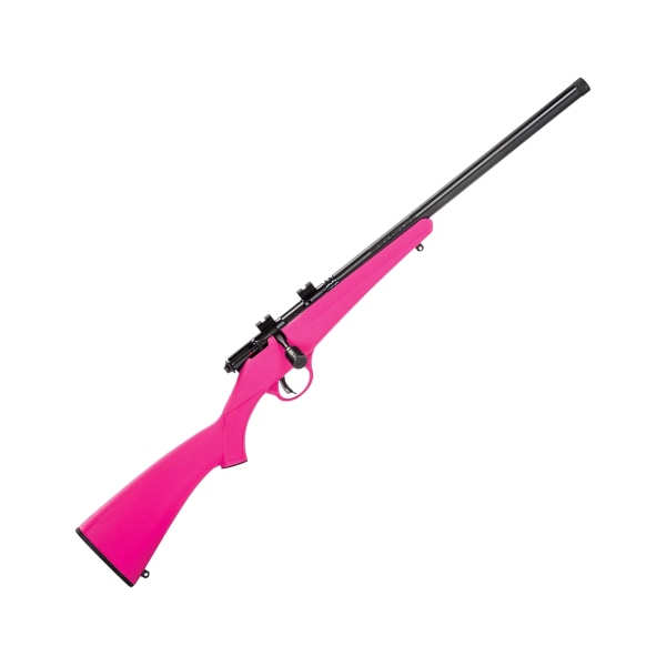 Savage Arms Rascal FV-SR Compact Single-Shot Bolt-Action Rimfire Rifle - Matte Pink Synthetic thumbnail