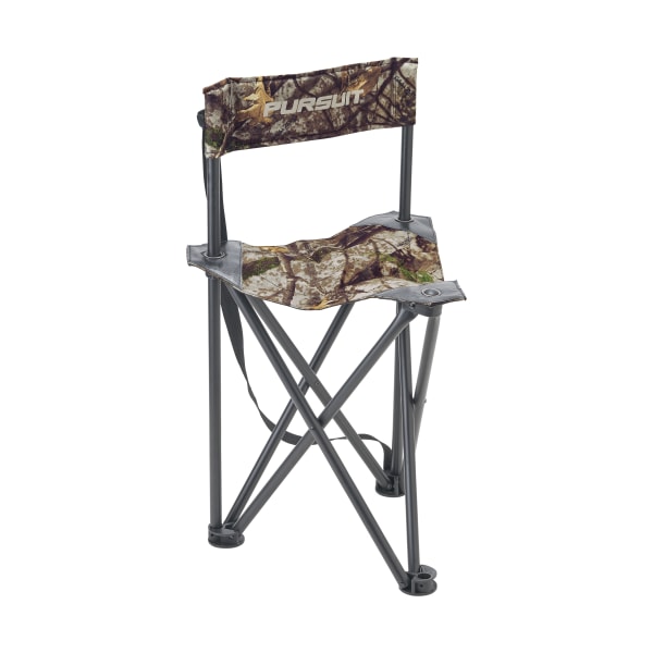 Pursuit Zonz Woodlands Camo Tripod Collapsible Hunting Stool thumbnail