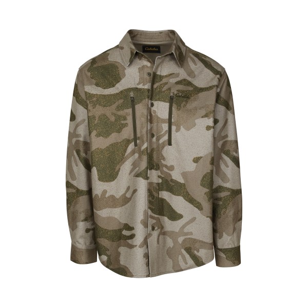 Cabela's Microtex Performance Long-Sleeve Button-Down Hunting Shirt for Men - Cabela's Outfitter Camo - S thumbnail