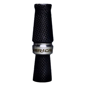 Power Calls Torque CTi, Black (Carbon Fiber / Titanium Toneboard) Double Reed Duck Goose Call thumbnail