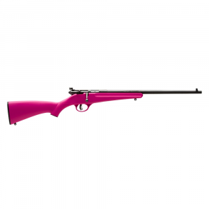 Savage Arms Rascal .22 LR 16.13" 1:16" Bbl Pink BA Single-Shot Rifle 13780 thumbnail