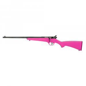 Savage Arms Rascal LH .22 LR 16.125" 1:16" Bbl Pink Left Hand BA Single-Shot Rifle 13844 thumbnail