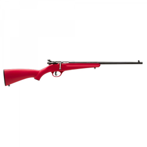 Savage Arms Rascal Youth .22 LR 16.1" 1:16" Blued Bbl Red Synthetic Single Shot Rifle 13795 thumbnail