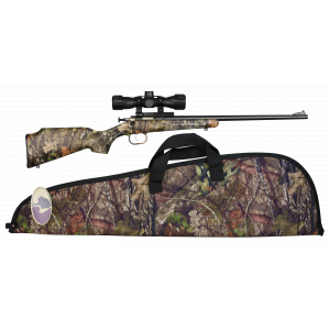 Crickett Youth 16.12" Single Shot 22 Long Rifle Rifle with Scope - Mossy Oak Break-Up thumbnail