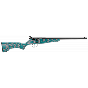 Rascal Youth Minimalist 16.12" Single Shot 22 Long Rifle Rifle - Teal/Gray thumbnail