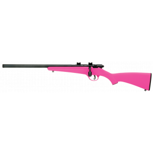 Rascal Youth FLV-SR 16.12" Single Shot 22 Long Rifle Rifle - Pink - Left Hand thumbnail