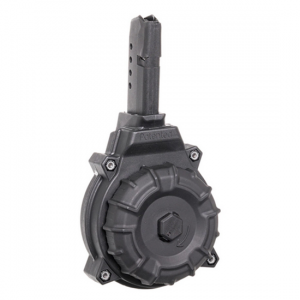 Glock 43X 50 Round 9mm Drum Magazine – Black