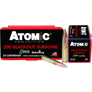 Subsonic Hollow Point Boat Tail 220 gr 300 AAC Blackout Rifle Ammo - 50 Round Box thumbnail