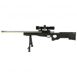 Keystone Sporting Arms Cricket Precision Rifle, Bolt Action Rifle, Single Shot, Youth, 22 LR, 16.125" Barrel, Stainless Finish, Black Synthetic Stock, Adjustable Sights, Includes Bipod/Scope Mount/4X28 Combat Scope/Sun Shade, Right Hand KSA2159 thumbnail