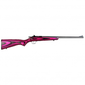 Keystone Sporting Arms Crickett, Gen 2, Youth, Bolt Action, Single Shot Rifle, 22LR, 16.125" Barrel, Stainless Finish, Pink Laminate Stock, Adjustable Sights KSA2226 thumbnail