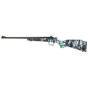 Keystone Sporting Arms Crickett, Generation 2, Bolt Action Rifle, Single Shot, Youth, 22 LR, 16.125" Barrel, Matte Blued Finish, Muddy Girl Serenity Camo Synthetic Stock, Adjustable Sights, Right Hand KSA2172 thumbnail