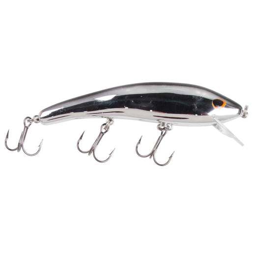 Cotton Cordell Ripplin Red Fin Topwater Hard Bait - Chrome/Black Back #4