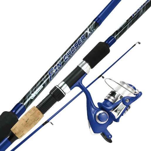 Okuma Fin Chaser X Series Spinning Rod and Reel Combo - Blue 40