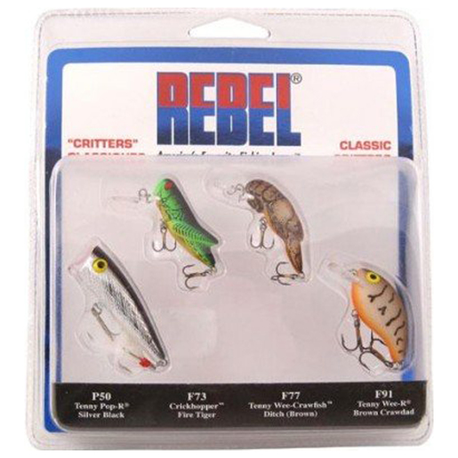 Rebel Classic Critters Lure Kit - Assorted