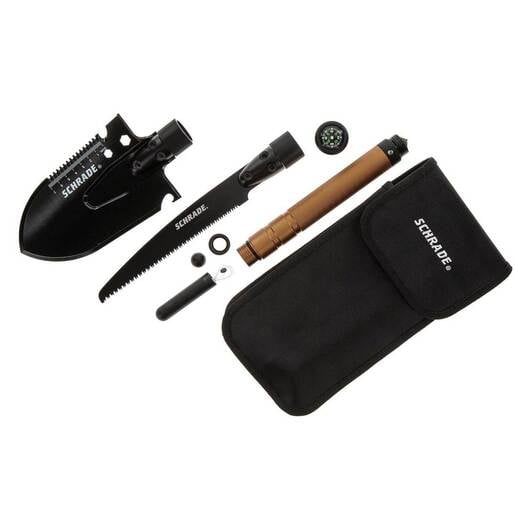 Schrade Shovel Saw Combo - Black