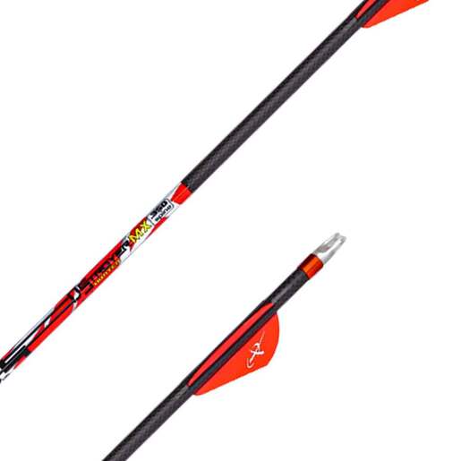 Carbon Express D-Stroyer MX Hunter 350 Carbon Arrows - 6 Pack - Red