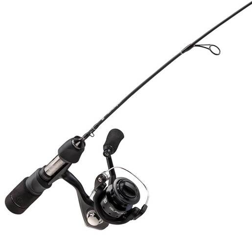 13 Fishing Blackout Ice Fishing Spinning Rod and Reel Combo - Black