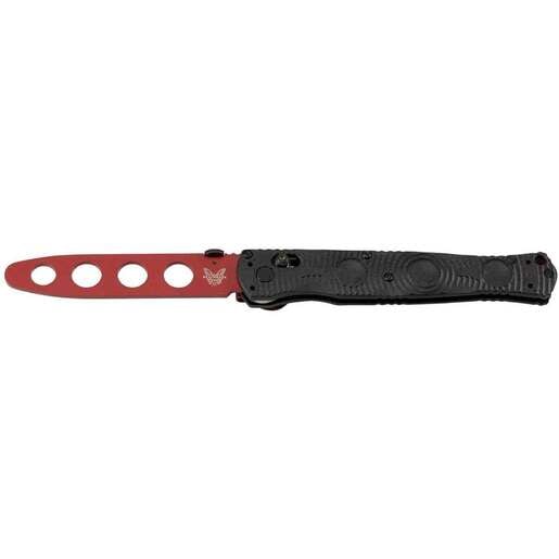 Benchmade SOCP Tactical Trainer 4.47 inch Folding Knife - Red/Black