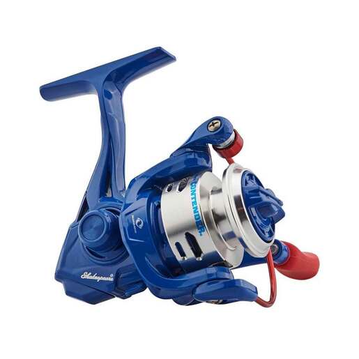 Shakespeare Contender Spinning Reel - Blue/Red/Silver 20