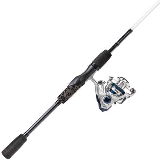 Okuma A-TAC 7ft Spinning Rod and Reel Combo - Black Grey White Silver Blue