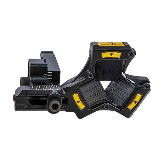 Trophy Ridge V Max Left Hand Whisker Biscuit Arrow Rest - Black/Yellow - Black