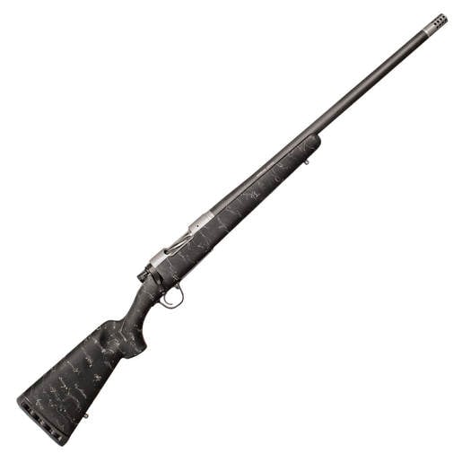 Christensen Arms Ridgeline Black/Stainless Bolt Action Rifle - 28 Nosler - Black With Gray Webbing