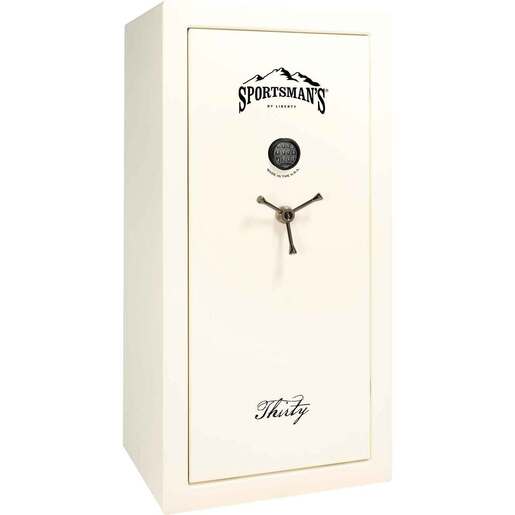 Sportsman's 30 Gun Safe by Liberty - White - White