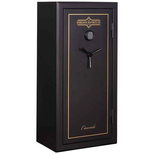 SureLock Security Company Cascade 24 Gun and Home Safe - Black Texture - black