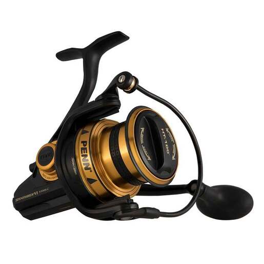 PENN Spinfisher VI Long Cast Saltwater Spinning Reel - Black Gold 7500