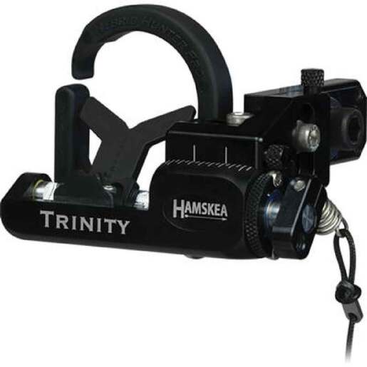 Hamskea Trinity Hunter Micro Tune String Driven Arrow Rest - Black - Black