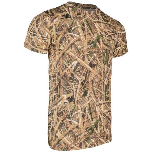 Rustic Ridge Men's Mossy Oak Shadow Grass Blades Short-Sleeve Hunting Shirt - Mossy Oak Shadow Grass Blades S