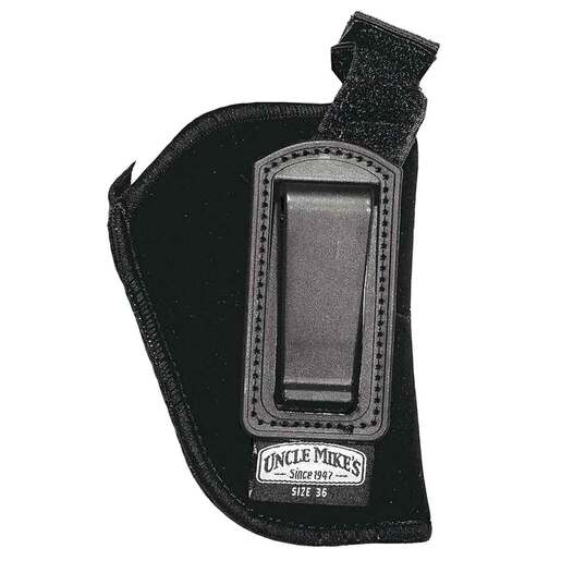 Uncle Mike's Inside-The-Pant with Retention Strap Size 36 Right Hand Holster - Black 36