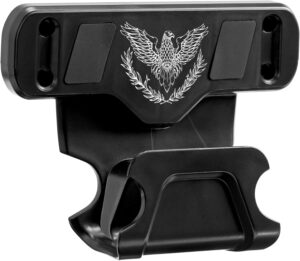 Magnetic Gun Holder for Car, Car Gun Mount Rack with Safety Trigger Guard Protection, Easy Conceal in Vehicle, Truck, Safes, Walls, Heavy Duty Car (1Pack Olive Gun Mount)