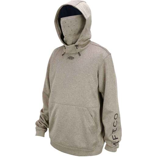 AFTCO Men's Reaper Technical Fishing Hoodie - Charcoal Heather M