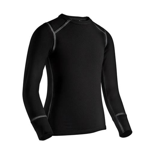 ColdPruf Youth Quest Performance Base Layer Long Sleeve Shirt - Black M