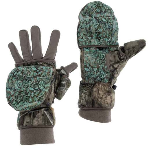 DSG Outerwear Women's Mossy Oak Country DNA Flip Top 4.0 Hunting Mitt - Mossy Oak Country DNA S