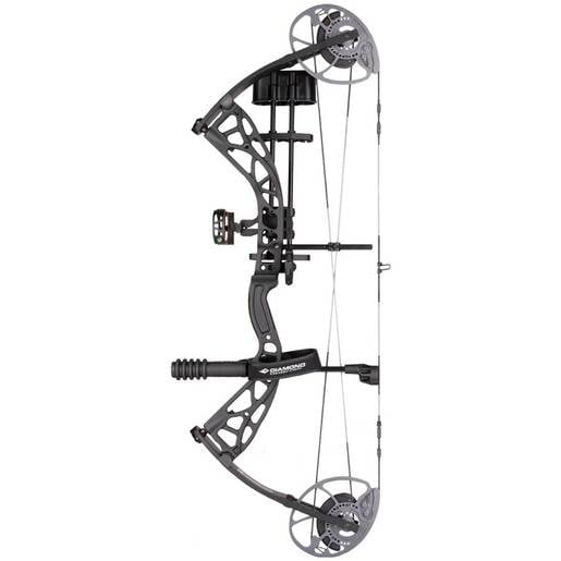 Diamond Archery Edge Max 20-70lbs Left Hand Black Compound Bow - Package - Black