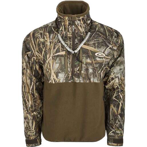 Drake Men's Max-7 MST Guardian Eqwader Flex Fleece Hunting Jacket - Realtree Max-7 XXL