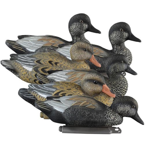 Higdon Standard Foam Filled Gadwalls Duck Decoys - 6 Pack