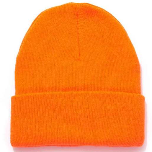 Hot Shot Men's Essential Cuff Hunting Beanie - Blaze Orange One Size Fits Most