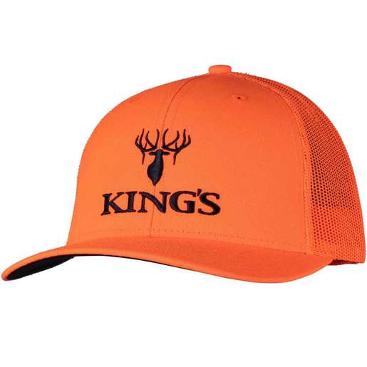 King's Camo Men's Blaze Richardson Adjustable Hat - Blaze Orange One Size Fits Most