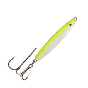 P-Line Pucci Chovy Jigging Spoon - Glow Belly Green Back
