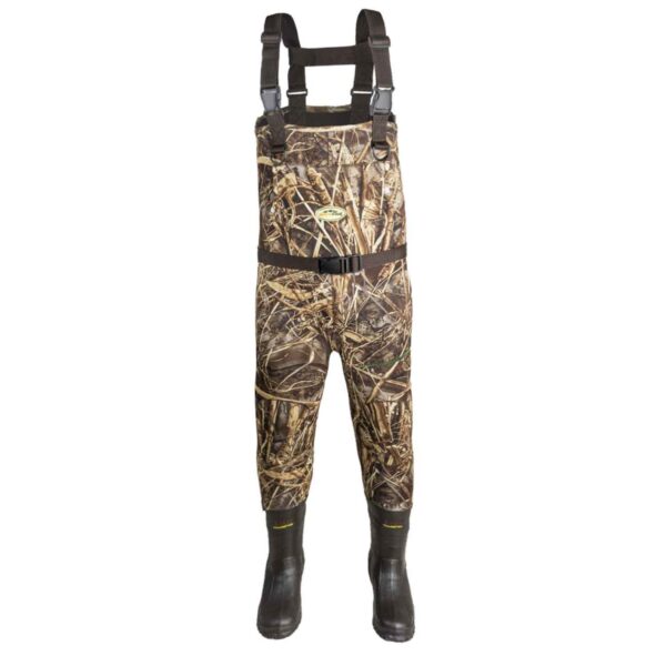 Rustic Ridge Youth Max-7 3.5mm Bootfoot Hunting Waders - Realtree Max-7 2/3