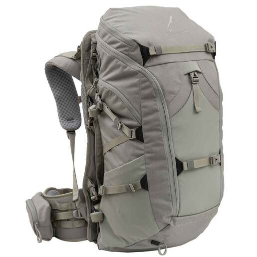 ALPS Outdoorz Elite 3800 68 Liter + Freighter Frame Hunting Expedition Pack - Stone Gray 3L