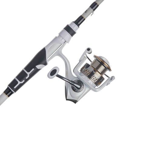 Abu Garcia Max Pro Spinning Combo - White/Gold/Charcoal