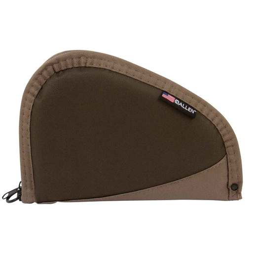 Allen Deluxe 8in Handgun Case -Taupe/Tan - Taupe/Tan