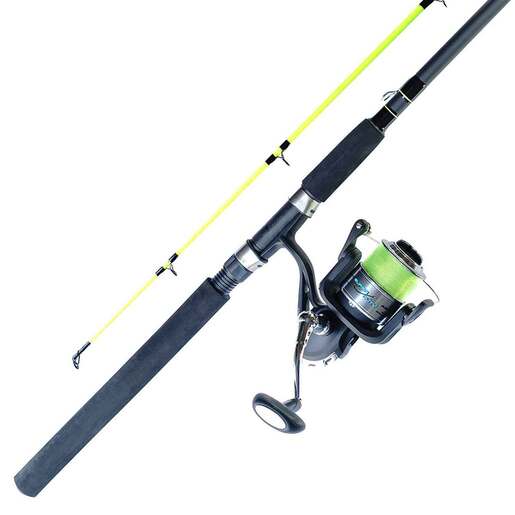 Ardent Super Duty Spinning Rod and Reel Combo - Black, Chartreuse 5000