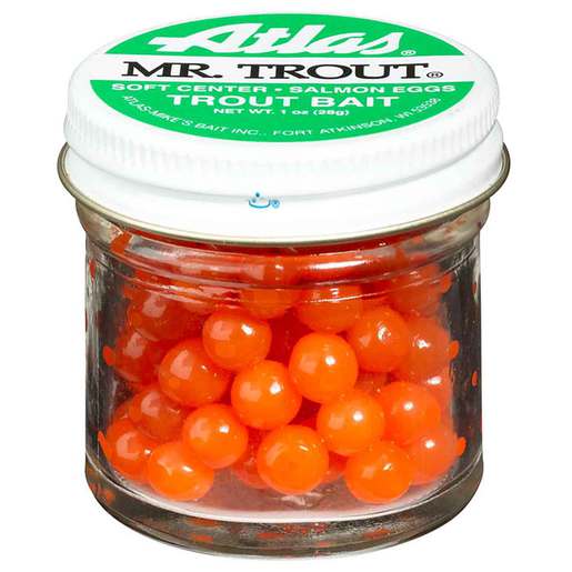 Atlas Mike's Mr. Trout Cured Salmon Eggs - Orange 1oz