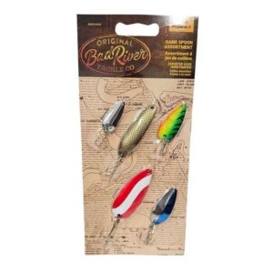 Bad River Game Casting Spoon Assortment - 5 Pack - Assortment Assortment