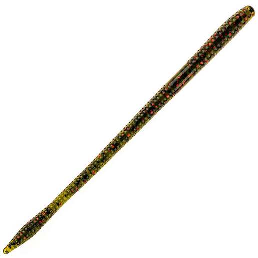 BaitFuel T-Mac Finesse Worm - 20 Pack - Green Pumpkin